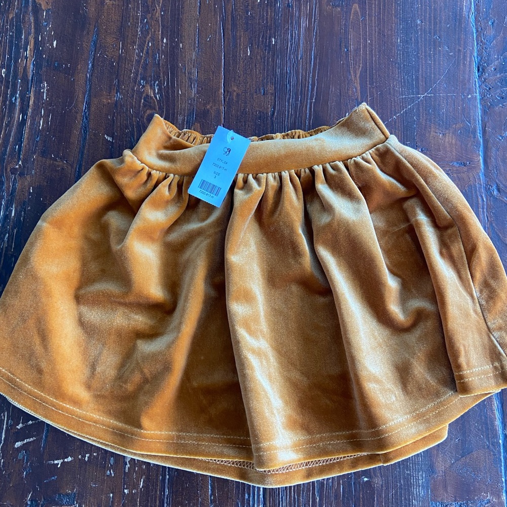 Tan Bubble Mini Skirt with Pleats for Casual Wear